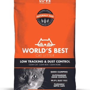 World's Best Cat Litter Low Tracking & Dust Control Cat Litter - 12.7 Kg